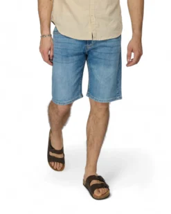 BERMUDA JEANS 5 TASCHE CHIARO