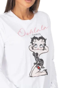 BETTY BOOP - DONNA MAGLIA MANICA LUNGA