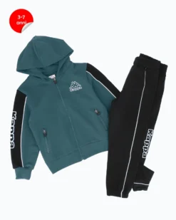BIMBO TUTA FULL ZIP CON CAPPUCCIO