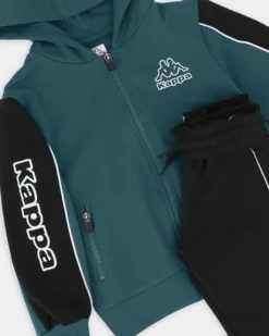 BIMBO TUTA FULL ZIP CON CAPPUCCIO