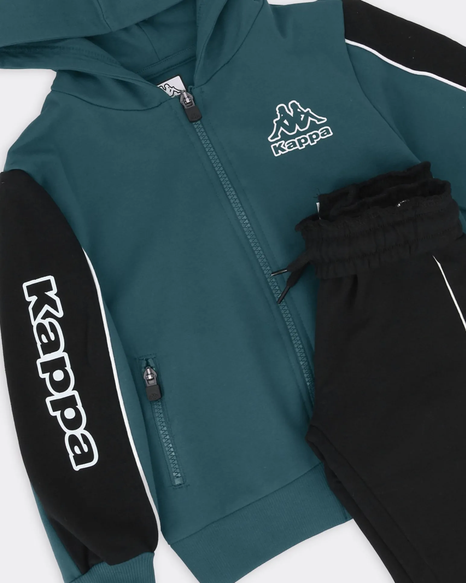 BIMBO TUTA FULL ZIP CON CAPPUCCIO