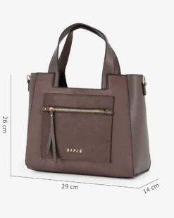 BORSA 2MAN.C/PARTE FRONT.SCAMOS+ZIP
