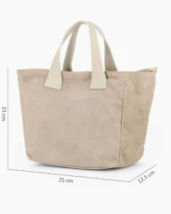 BORSA 2MANICI CAMOSCIO