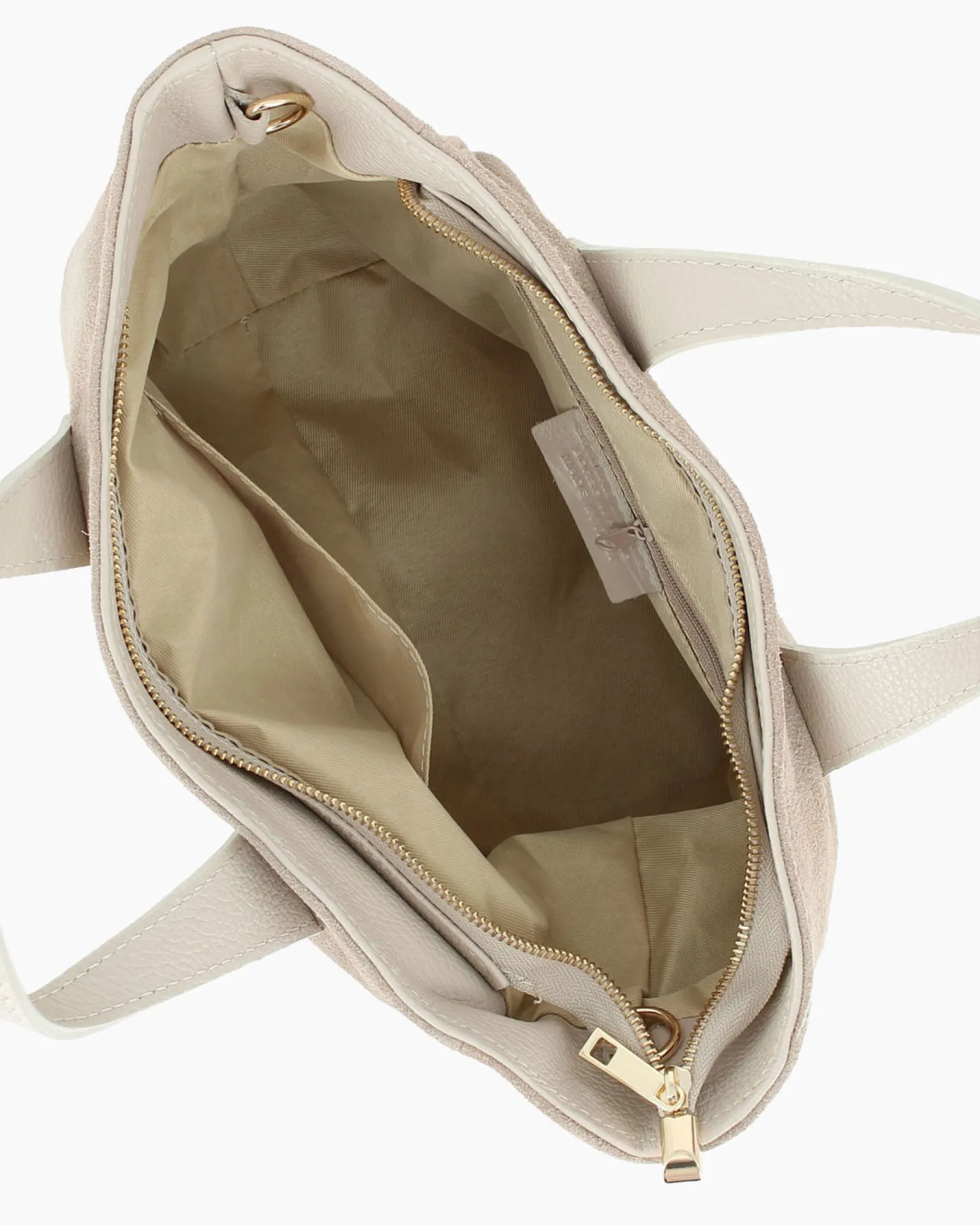BORSA 2MANICI CAMOSCIO