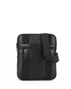 BORSELLO PIATTO CITY C/ZIP FRONT.ORIZZ.