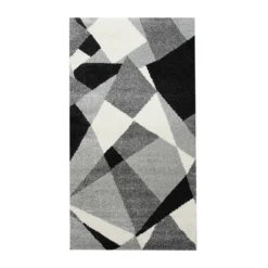 BOYTEKS –  Tappeto Milano grigio con disegno astratto 110X170 cm