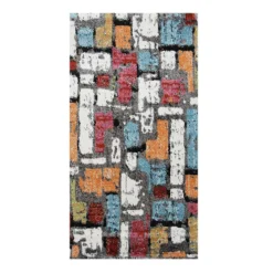 BOYTEKS –  Tappeto Milano multicolor con disegno astratto 133X190 cm