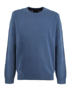 BREZZA DI MARE - MAGLIA MANICA LUNGA DA UOMO AZZURRA GIROCOLLO F12 CHICCO