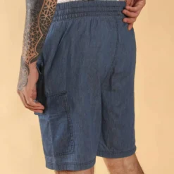 BREZZA DI - UOMO BERMUDA DENIM CON TASCONI