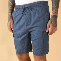 BREZZA DI - UOMO BERMUDA DENIM CON TASCONI