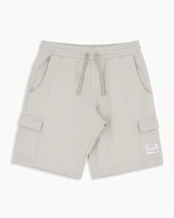 BROKER'S - Bermuda grigio in cargo piquet