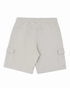 BROKER'S - Bermuda grigio in cargo piquet