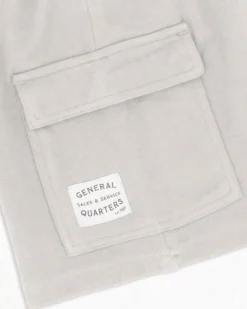 BROKER'S - Bermuda grigio in cargo piquet