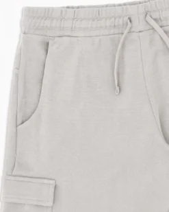 BROKER'S - Bermuda grigio in cargo piquet