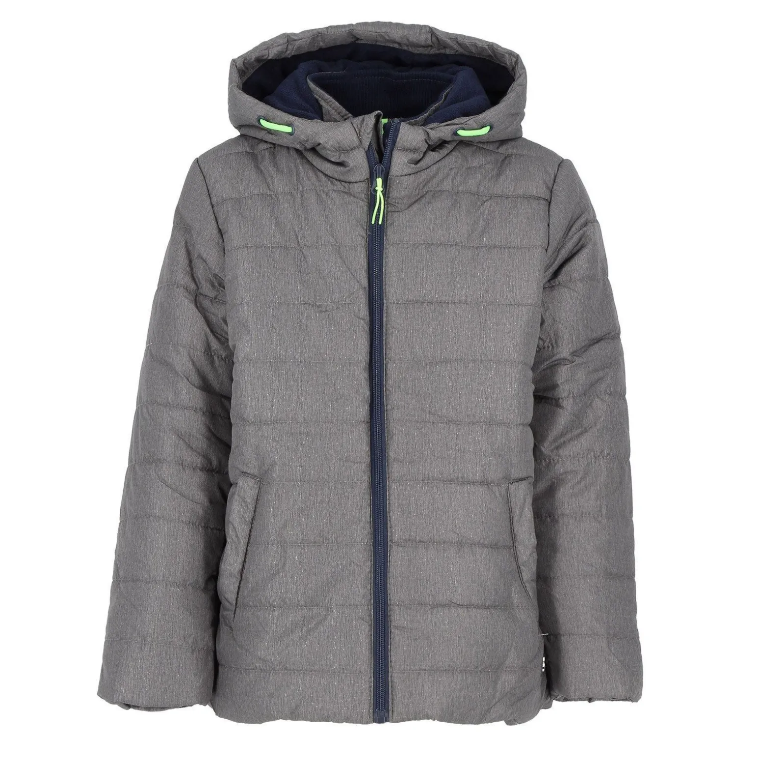 BROKERS - BOY GIUBBINO CON CAPPUCCIO NYLON MELANGE