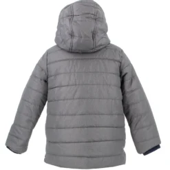 BROKERS - BOY GIUBBINO CON CAPPUCCIO NYLON MELANGE