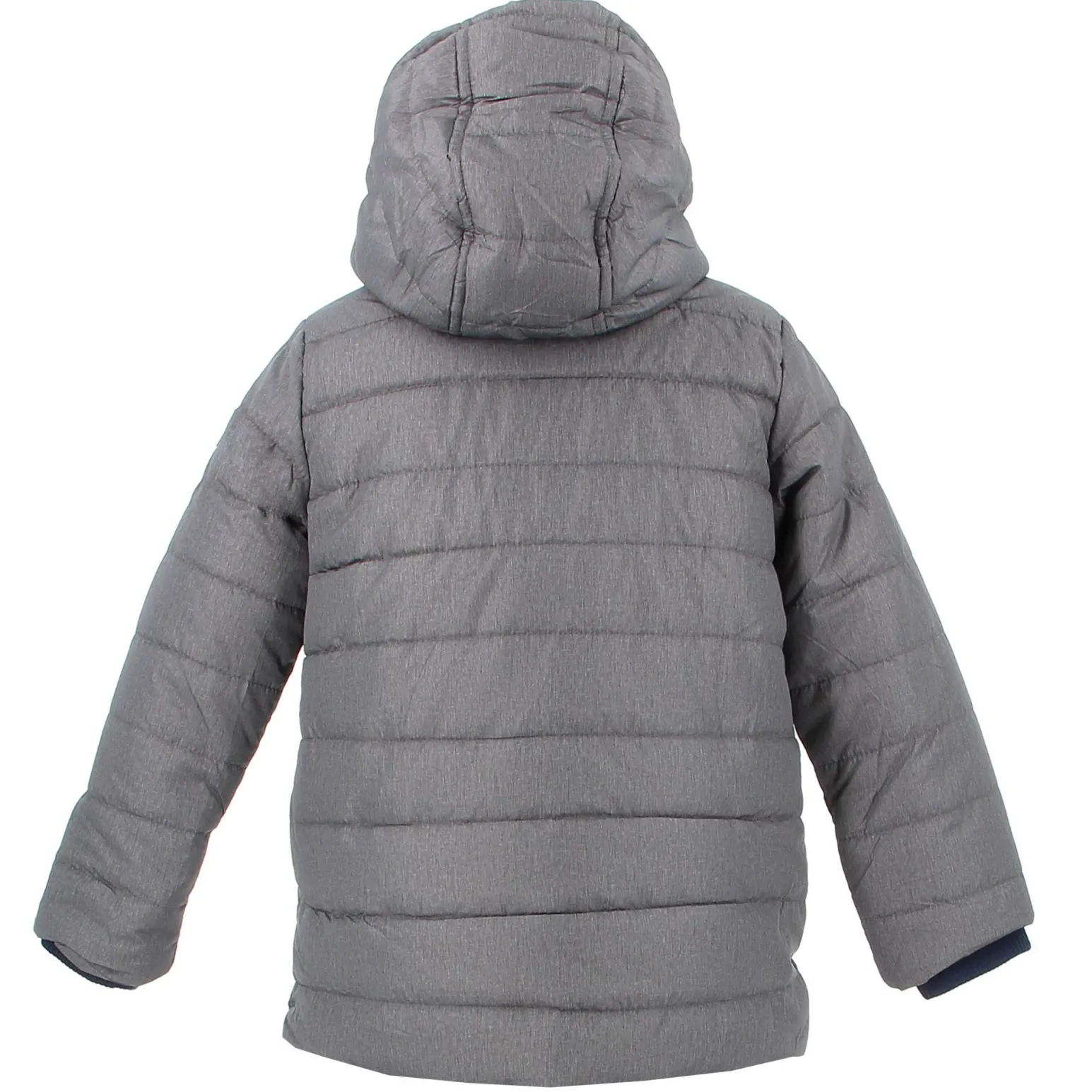 BROKERS - BOY GIUBBINO CON CAPPUCCIO NYLON MELANGE
