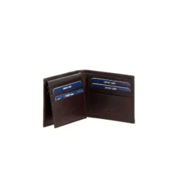 BROKER'S- Portafoglio in VERA PELLE con porta carte di credito e doppio scomparto banconote