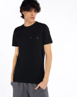 BROKERS - TSHIRT MEZZA MANICA BASILEO NERO