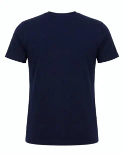 BROKERS - Tshirt mezza manica scollo girocollo in BAMBOO blu