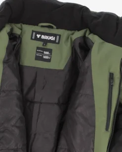 BRUGI - GIACCA DA SCI UOMO VERDE, GIALLA, BIANCA E NERA  5000,AJ1E-T62K