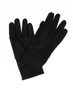 BRUGI - Guanti in tessuto a maglia da outdoor unisex neri