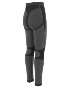 BRUGI - Leggings da bambino grigio e nero termico traspirante senza cuciture
