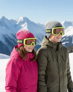 BRUGI - MASCHERA SCI JUNIOR GIALLO FLUO, ZJ1C-TB91-796