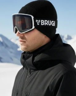 BRUGI - MASCHERA SCI UOMO BIANCA , ZJ1E-TB91- 010