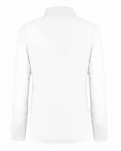 BRUGI - MICROPILE BIANCO DA DONNA MEZZA ZIP