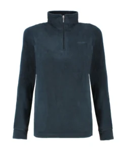 BRUGI - MICROPILE BLU DA DONNA MEZZA ZIP