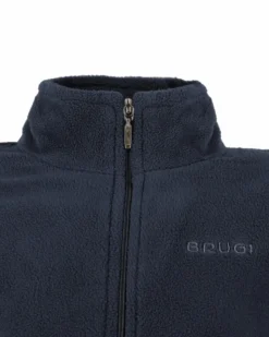 BRUGI - MICROPILE BLU MEZZA ZIP PER RAGAZZI