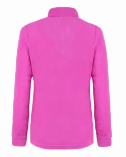 BRUGI - MICROPILE FUXIA DA DONNA MEZZA ZIP
