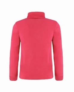 BRUGI - MICROPILE ROSA FLUO MEZZA ZIP PER RAGAZZI