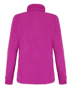 BRUGI - MICROPILE ROSA MAGENTA DA DONNA CON MEZZA ZIP