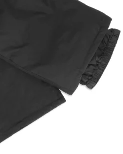 BRUGI - Pantalone da sci nero con bretelle regolabili uomo