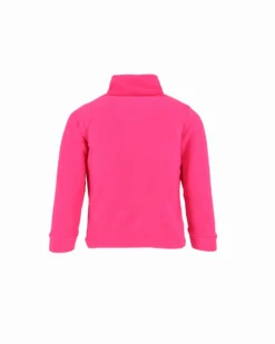 BRUGI - Pile da bambino fucsia con mezza zip frontale
