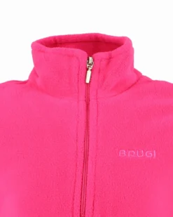 BRUGI - Pile da bambino fucsia con mezza zip frontale