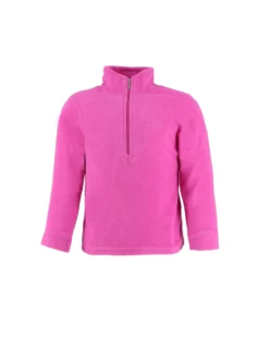 BRUGI - Pile da bambino viola con mezza zip frontale