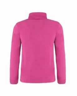 BRUGI - Pile da ragazzo fucsia con mezza zip frontale