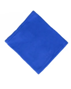 BRUGI - Scaldacollo in pile da uomo blu con coulisse regolabile