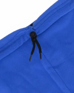 BRUGI - Scaldacollo in pile da uomo blu con coulisse regolabile