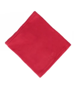 BRUGI - Scaldacollo in pile da uomo rosso con coulisse regolabile