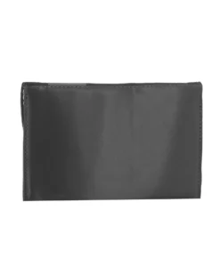 Bustina nera con patta in camoscio e vernice MADE IN ITALY - ANNES NICOLE