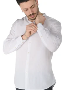 CAMICIA MANICA LUNGA GOFFRATO