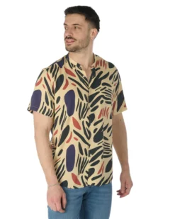 CAMICIA MEZZA MANICA COLLO COREANO