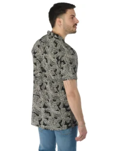 CAMICIA MEZZA MANICA COLLO SCIALLATO