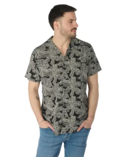 CAMICIA MEZZA MANICA COLLO SCIALLATO