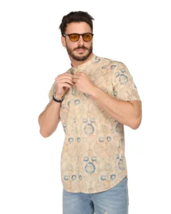CAMICIA MEZZA MANICA COREANA FANTASIA