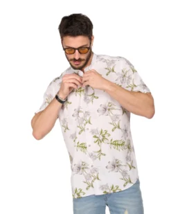 CAMICIA MEZZA MANICA FANTASIA